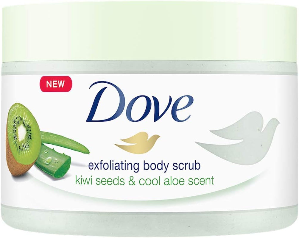 Dove Exfoliating Body Polish | Macadamia & Rice Milk + Pomegranate & Shea Butter (298G Each)
