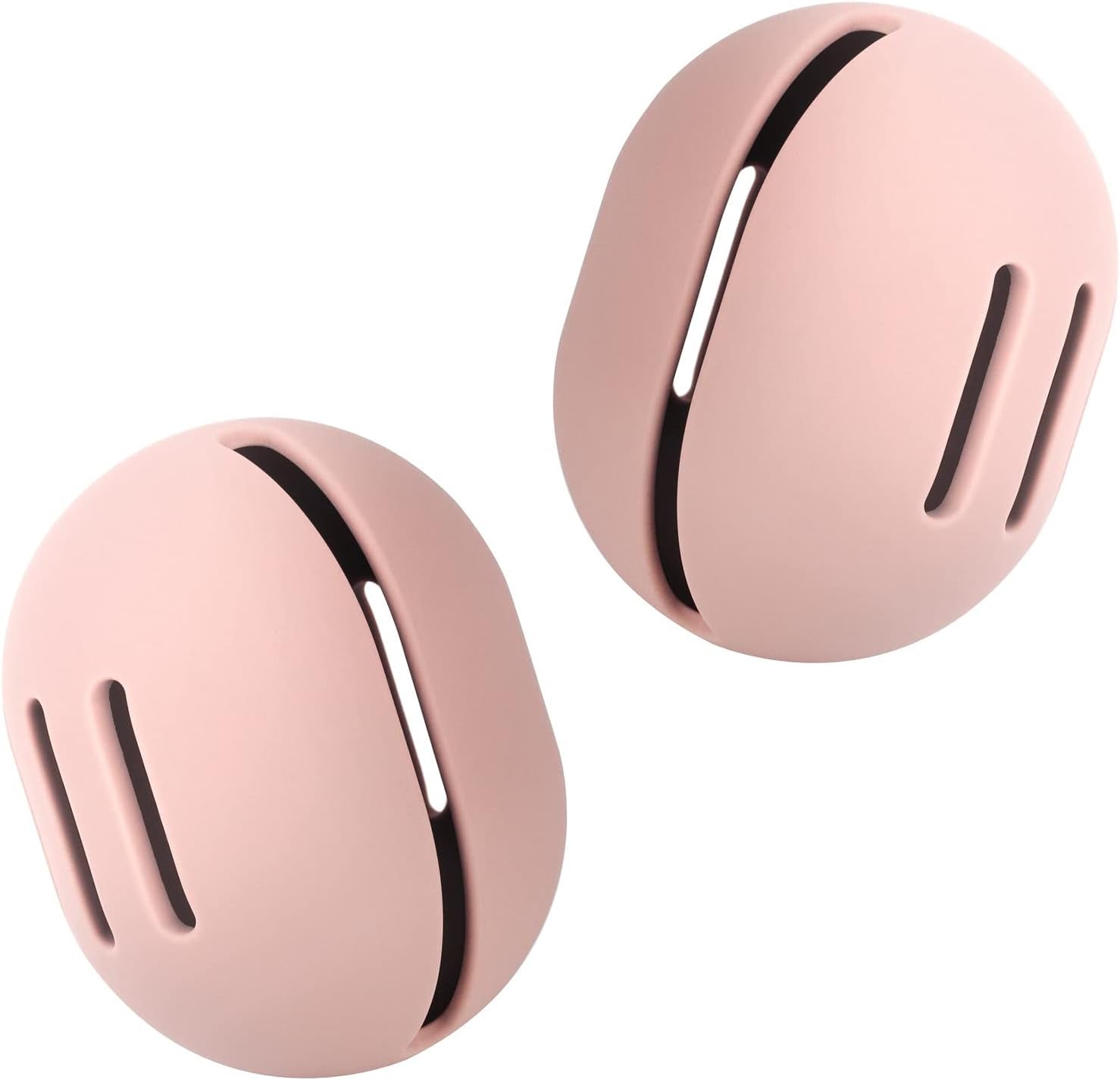 FERYES Makeup Sponge Holder – Shatterproof Eco-Friendly Silicone Beauty Make up Blender Case for Travel - Pink